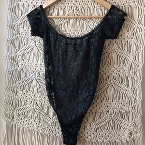 Victoria’s Secret lingerie size small metallic and black color
